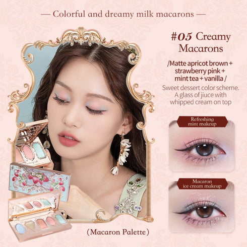 FLOWER KNOWS | Strawberry Rococo 5 Color Eyeshadow Palette
