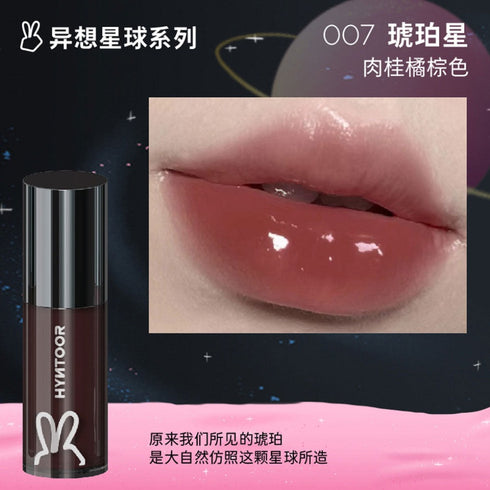 HYNTOOR | Black & Pink Planet Lip Gloss