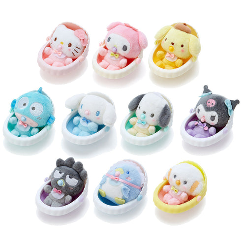 SANRIO | Baby Mini Mascot Plush in Cradle