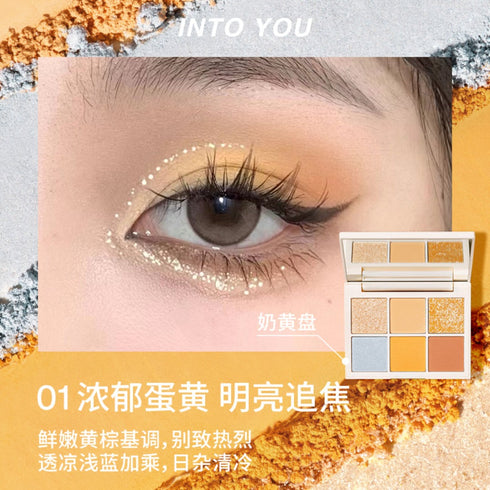 INTO YOU | Halfcooked 6 Color Eyeshadow Palette