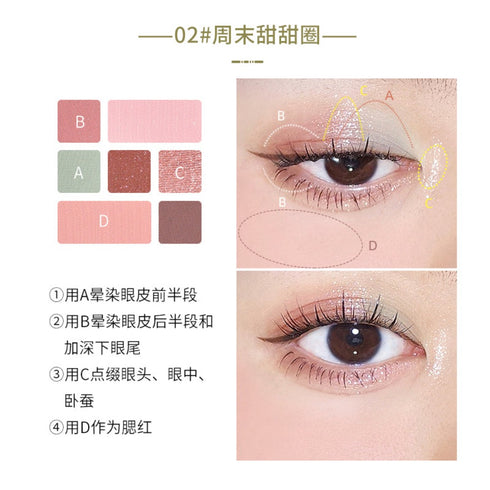 THYRA | Childlike 7 Colors Eyeshadow Makeup Palette