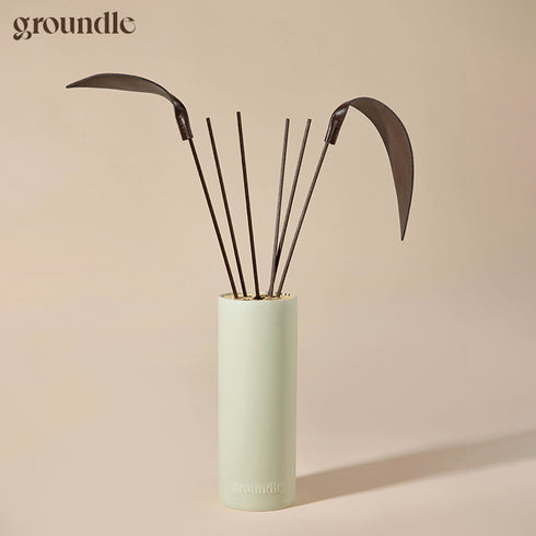 GROUNDLE | Fragrant Vase Natural Reed Diffuser