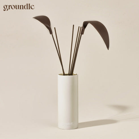 GROUNDLE | Fragrant Vase Natural Reed Diffuser