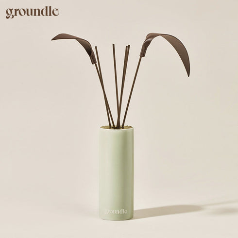 GROUNDLE | Fragrant Vase Natural Reed Diffuser