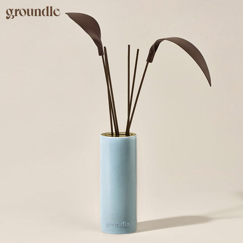 GROUNDLE | Fragrant Vase Natural Reed Diffuser