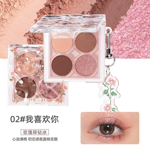 FLORTTE | Nice to Meet Chu 4-Color Eyeshadow Palette