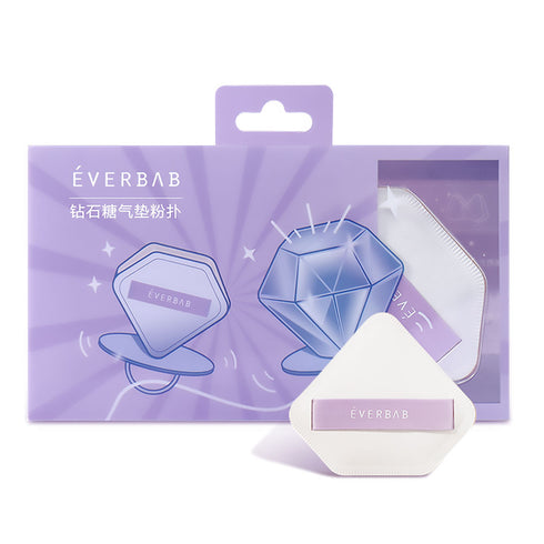 EVERBAB | Diamond Candy | Bear Big Max | Triangle Rice Ball Air Cushion Puff