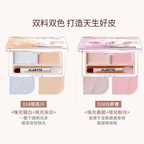 FLORTTE | They are Cute Two-Color Cream Hightlighter