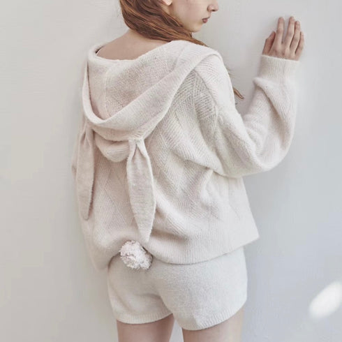 GELATO PIQUE|Bunny Moco Button Up Hoodie & Shorts