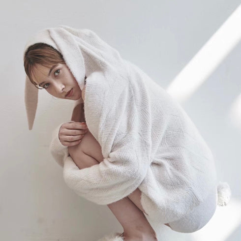 GELATO PIQUE|Bunny Moco Button Up Hoodie & Shorts