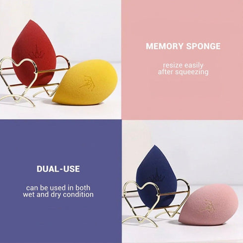 AMORTALS | Love Heart Makeup Sponge Set