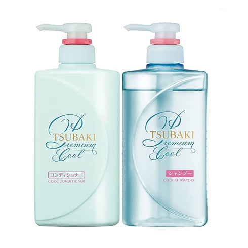 SHISEIDO | TSUBAKI Premium Cool Shampoo & Conditioner Pari Set