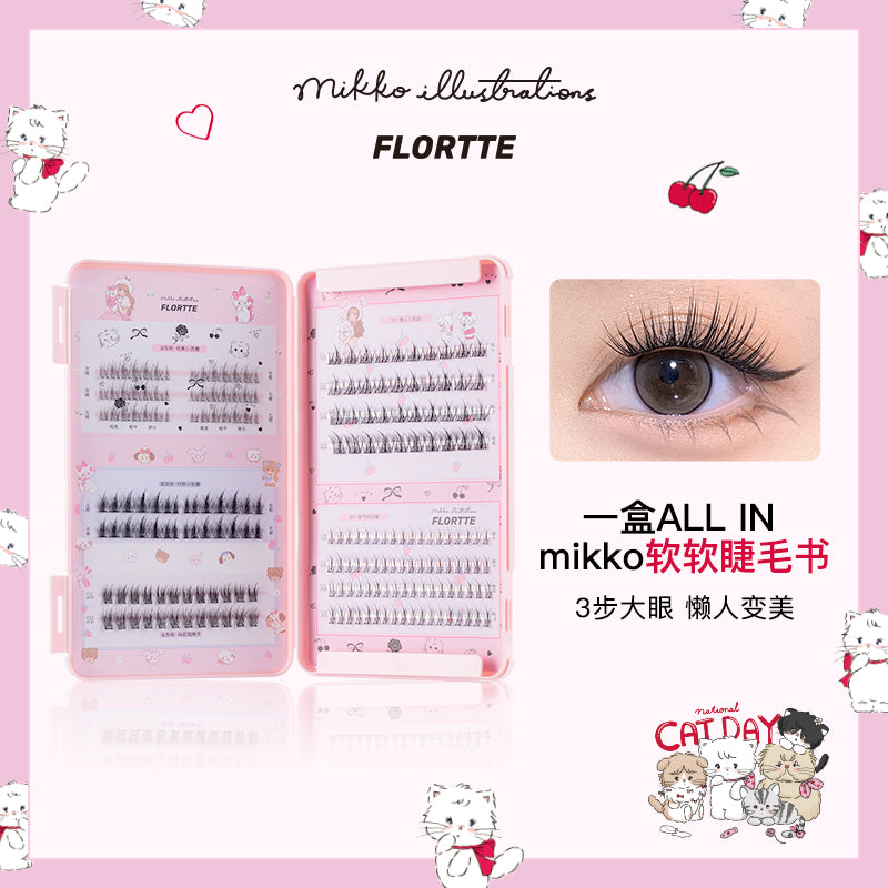 Faux Cils FLORTTE Special Edition #N05 Mermaid - 2 Styles (4-5 Paires)