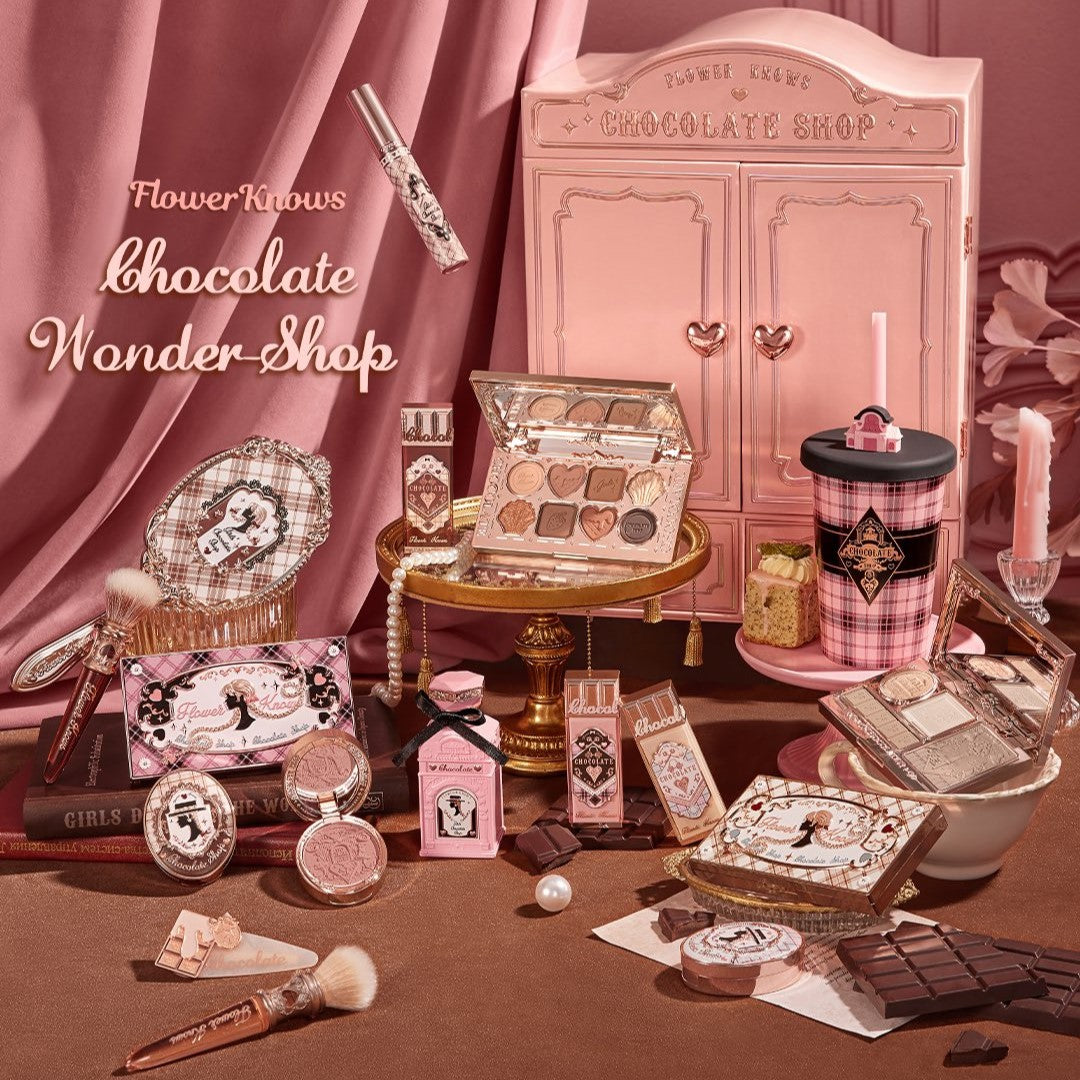 Flower Knows Chocolate Wonder-Shop Embossed Blush - 01 Bedtime